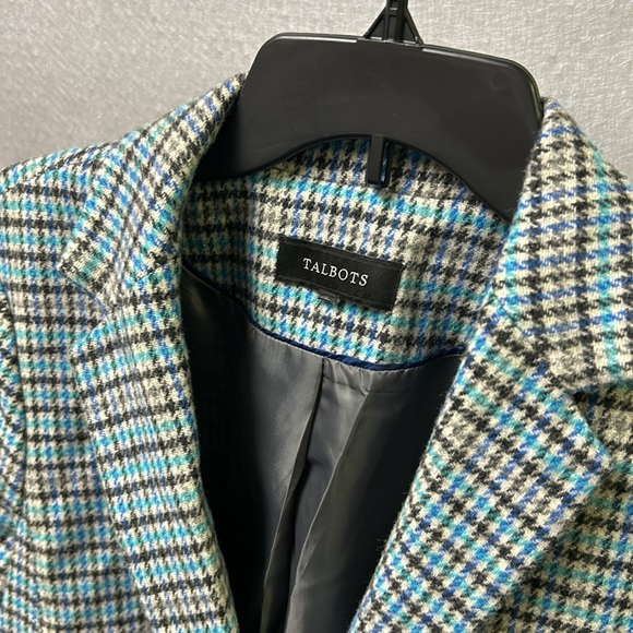 TALBOTS Wool 2-Button Blazer / Suit Jacket - Picture 2 of 13
